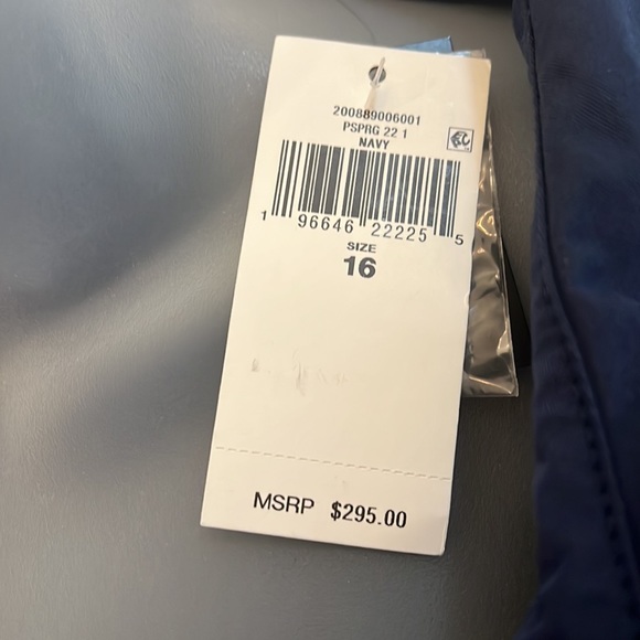 LAUREN RALPH LAUREN Women's Belted Maxi Trench Coat Dark Navy Blue Size 16 - Picture 8 of 13